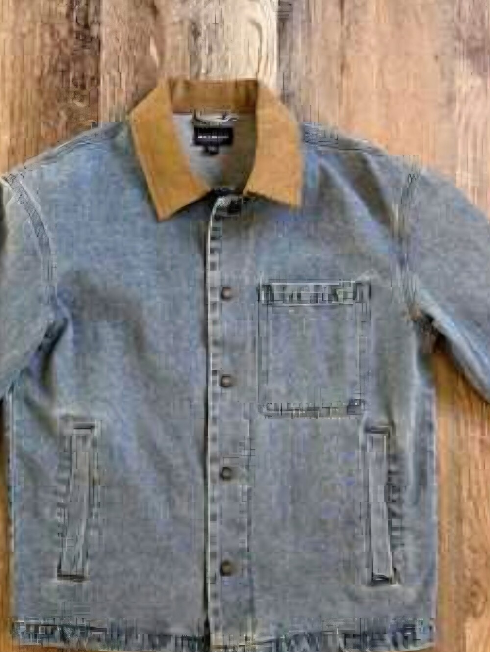 Jeremiah Men's Denim Chore Coat with Contrast Corduroy Collar Sz. M